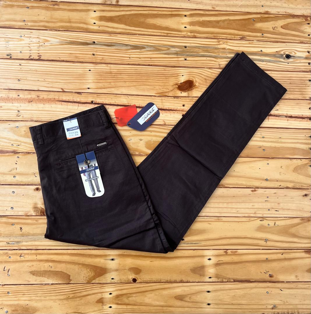 Original Denim Khaki Trousers for Men | Premium Cotton Blend | Tryahu Ghana